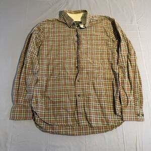 Eddie Bauer Shirt Mens XXL Custom Fit Multicolored Button Up Dress Plaid
